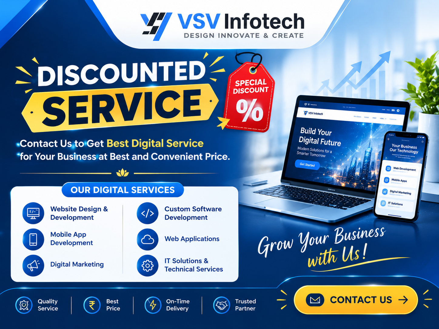VSV Infotech Popup Banner